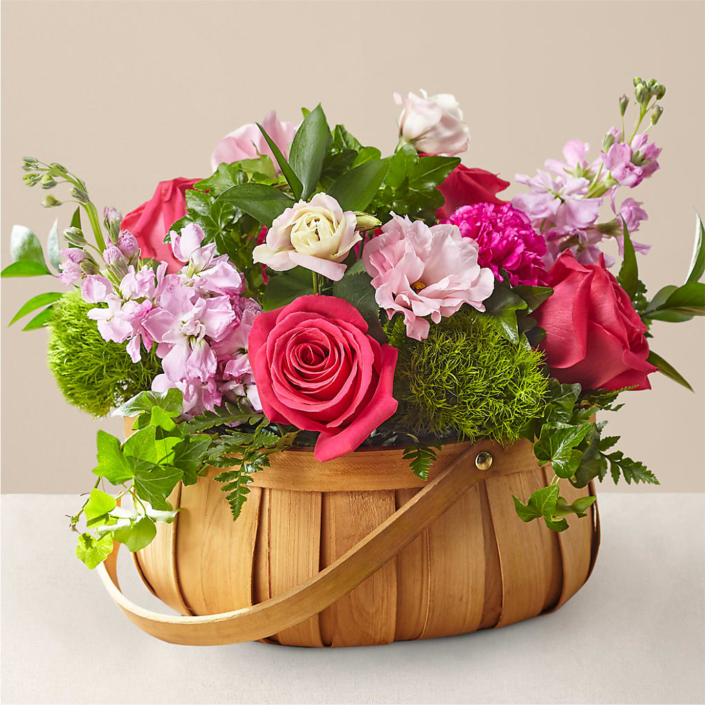 Radiance in Bloom Basket – Weatherford Florist, Weatherford TX