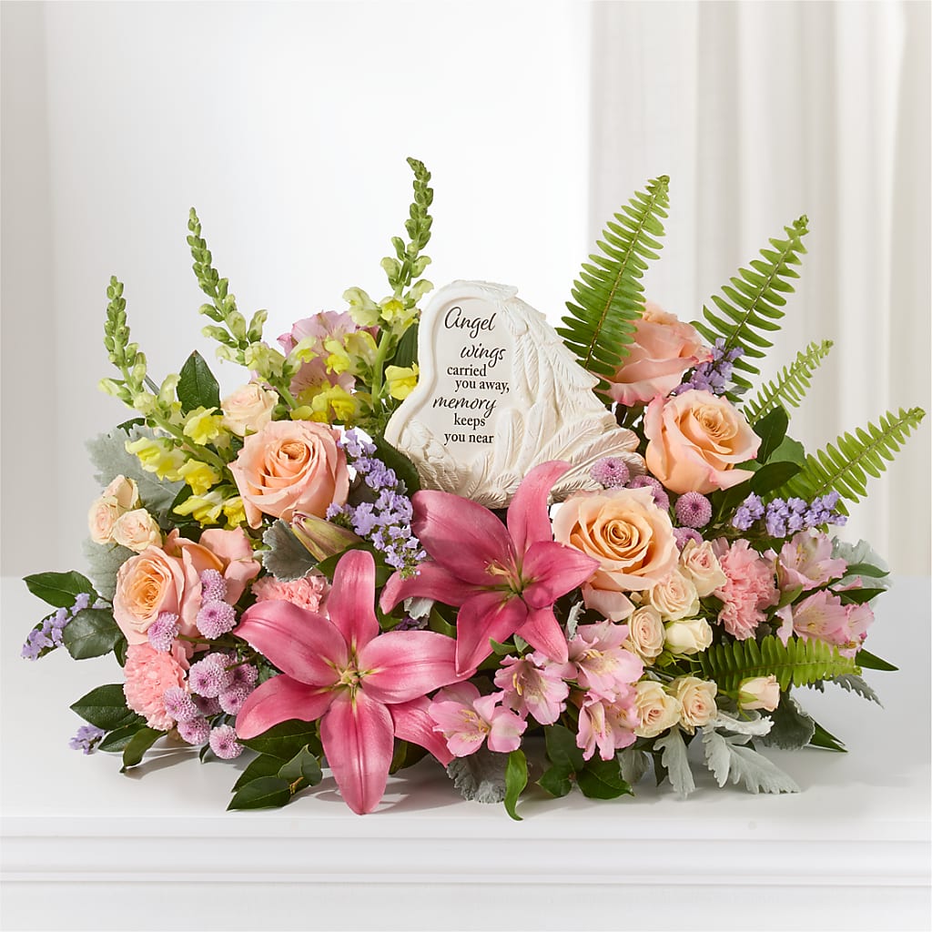 Gentle Light Arrangement –  Weatherford Florist, Weatherford TX