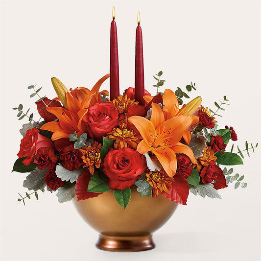 Fruits of Fall Centerpiece –  Weatherford Florist, Weatherford TX