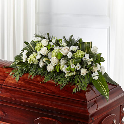Hopeful Gesture Casket Spray –  Weatherford Florist, Weatherford TX