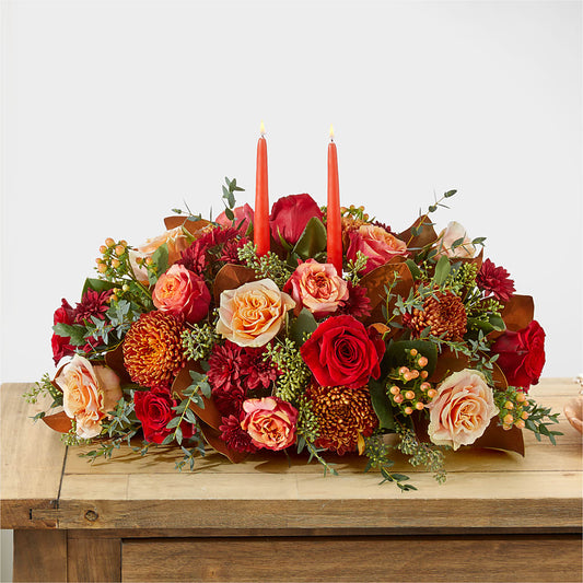 Gather Near Centerpiece –  Weatherford Florist, Weatherford TX